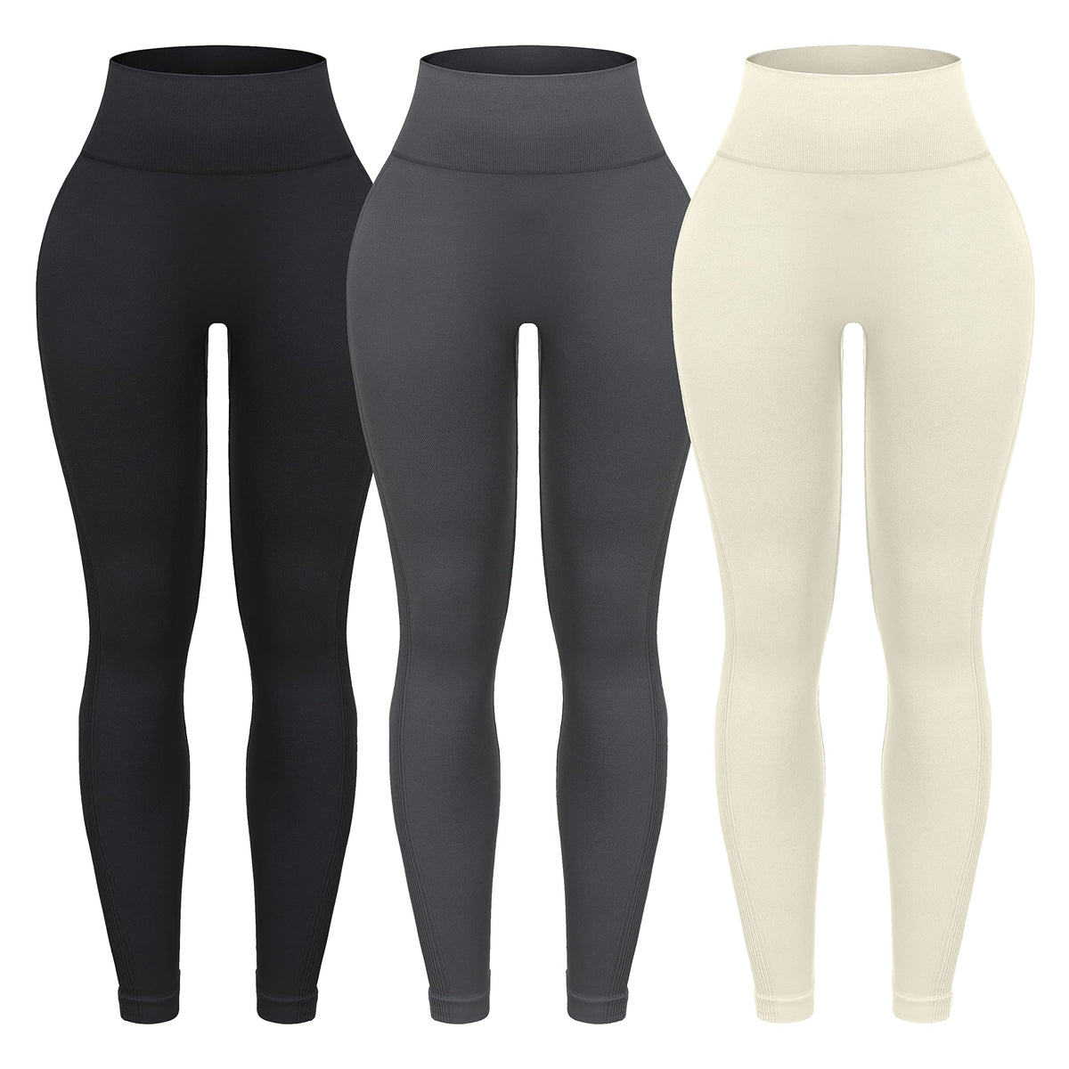 3 Pack Tie Dye Seamless High Waisted Workout Leggings for Women Scrunch Butt Lifting Yoga Gym Athletic Pants
